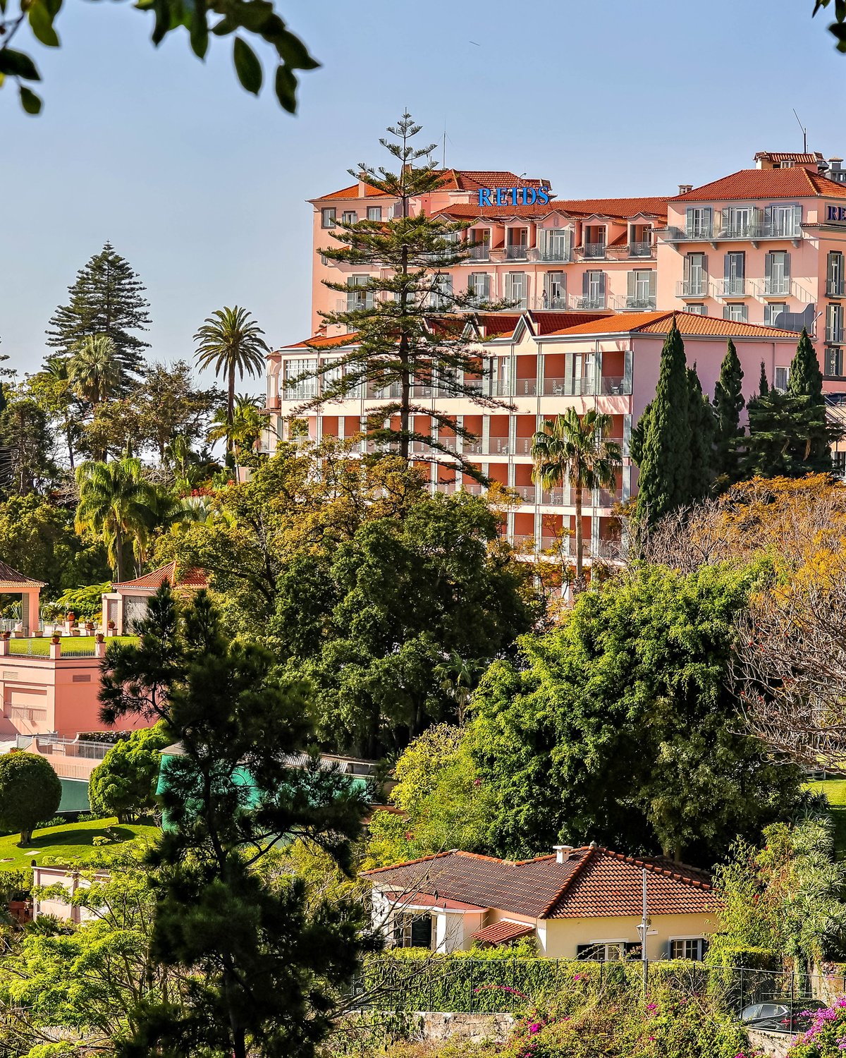 Reid's Palace on the cliffs above the Atlantic in Madeira