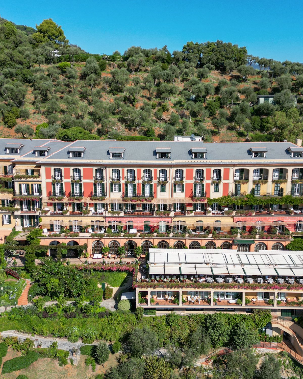 Belmond Hotel Splendido in the olive groves above Portofino